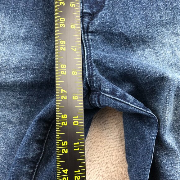 Anne Klein Womens Jeans 6 Missy Leo Skinny Ankle Blue Denim Stretch Casual - Picture 7 of 15